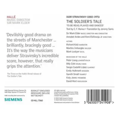 "Stravinsky: The Soldier's Tale" ("") (CD / Album)