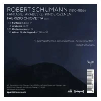 "Schumann: Fantasie/Arabeske/Kinderszenen" ("") (CD / Album)