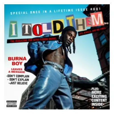 "I Told Them..." ("Burna Boy") (CD / Album)