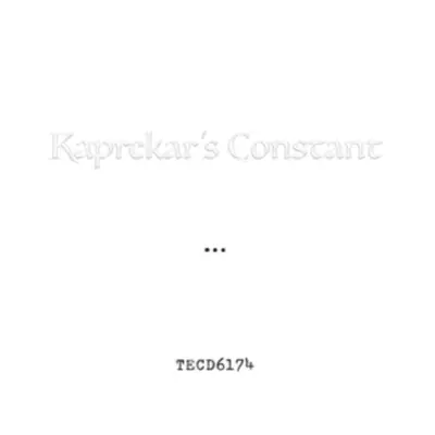 "Meanwhile..." ("Kaprekar's Constant") (CD / Album)