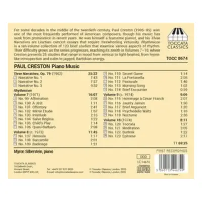 "Paul Creston: Piano Music" ("") (CD / Album)