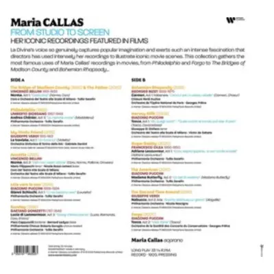 "Maria Callas: From Studio to Screen" ("") (Vinyl / 12" Album)