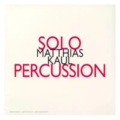 "Solopercussion" ("") (CD / Album)