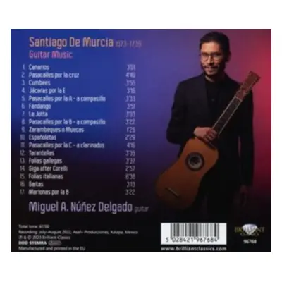 "Santiago De Murcia: Guitar Music" ("") (CD / Album (Jewel Case))