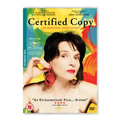 "Certified Copy" ("Abbas Kiarostami") (DVD)