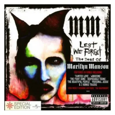 "Lest We Forget - The Best Of" ("Marilyn Manson") (CD / Album)