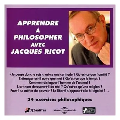 "Apprende a Philosopher" ("Jacques Ricot") (CD / Album)