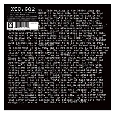 "Go 2" ("XTC") (Vinyl / 12" Album)