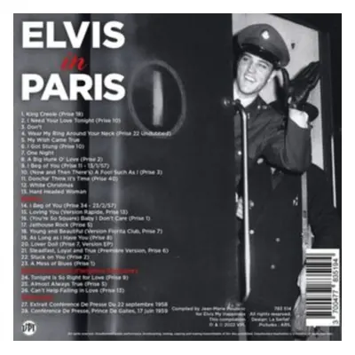 "Elvis in Paris" ("Elvis Presley") (CD / Album Digipak)