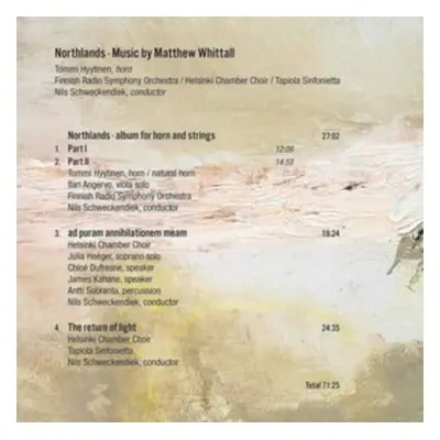 "Northlands: Music By Matthew Whittall" ("") (CD / Album)