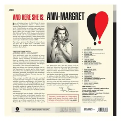 "And Here She Is" ("Ann-Margret") (Vinyl / 12" Album)