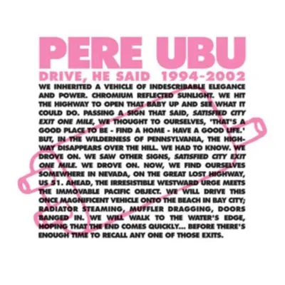 "Drive He Said 1994-2002" ("Pere Ubu") (Vinyl / 12" Album Box Set)