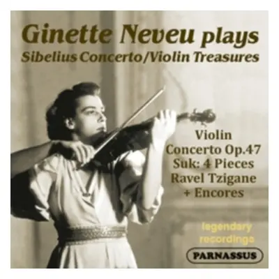 "Ginette Neveu Plays Sibelius Concerto/Violin Treasures" ("") (CD / Album)