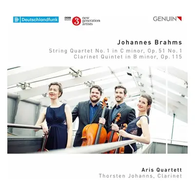 "Johannes Brahms: String Quartet No. 1 in C Minor, Op. 51, No. 1" ("") (CD / Album)