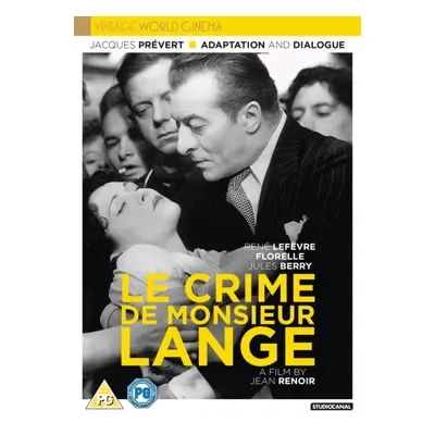 "Le Crime de Monsieur Lange" ("Jean Renoir") (Blu-ray)