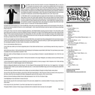 "French Style" ("Dean Martin") (Vinyl / 12" Album Coloured Vinyl)