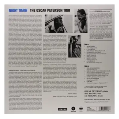 "Night Train" ("Oscar Peterson") (Vinyl / 12" Album)