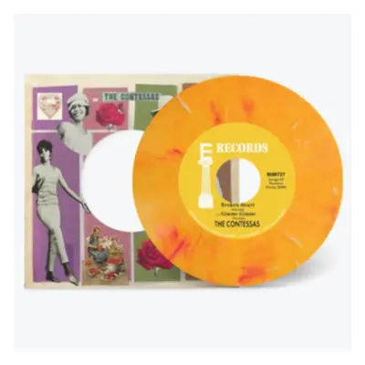 "Broken Heart/Gimme Gimme" ("The Contessas") (Vinyl / 7" Single Coloured Vinyl)