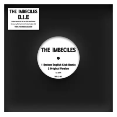 "D.I.E. Remixes" ("The Imbeciles") (Vinyl / 12" Album)