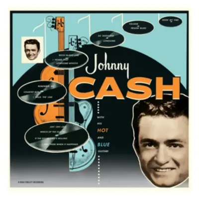 "With His Hot Blue Guitar" ("Johnny Cash") (Vinyl / 12" Album)