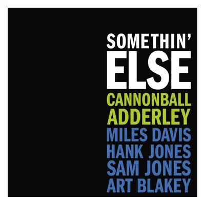 "Somethin' Else" ("Cannonball Adderley") (Vinyl / 12" Album)