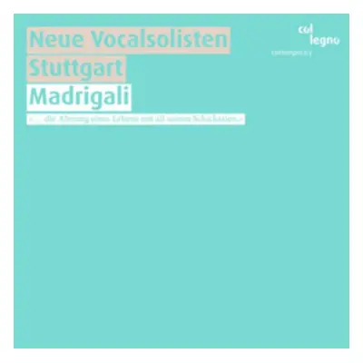 "Neue Vocalsolisten Stuttgart: Madrigali" ("") (CD / Album)