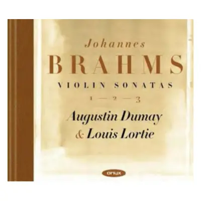 "Johannes Brahms: Violin Sonatas 1-2-3" ("") (CD / Album)