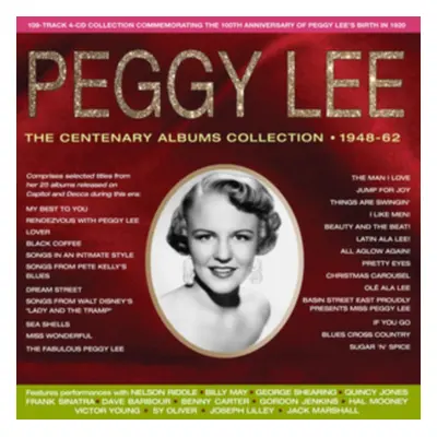 "The Centenary Singles Collection 1948-62" ("Peggy Lee") (CD / Album)