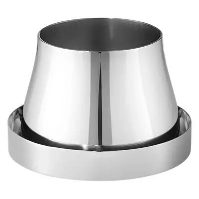 Rozsdamentes acél virágcserép tállal TERRA, kicsi - Georg Jensen