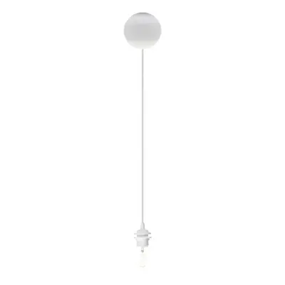 Lámpabúra függeszték Cannonball white Ø 12cm L 2,5 m - UMAGE