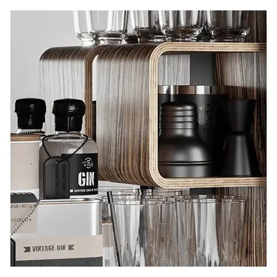 Koupelnová skříňka / kanistr - Bathroom Cabinet, Missile Grey, 6 variant - Danish Fuel Variáns: 