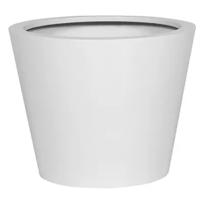 Květináč Bucket, barva lesklá bílá, více velikostí - PotteryPots méret: H - h 60 cm, ⌀ 68 cm