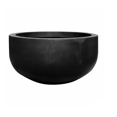 Květináč City bowl, barva černá, více velikostí - PotteryPots méret: S - h 50 cm, ⌀ 92 cm