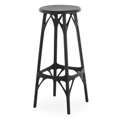 Barová židle A.I. STOOL LIGHT, v. 75 cm, více barev - Kartell Szín: černá