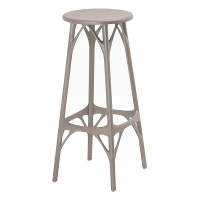 Barová židle A.I. STOOL LIGHT, v. 75 cm, více barev - Kartell Szín: šedá