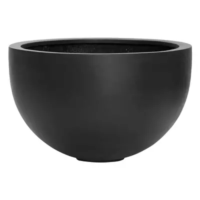 Květináč Bowl, barva černá, více velikostí - PotteryPots méret: H - h 38 cm, ⌀ 60 cm