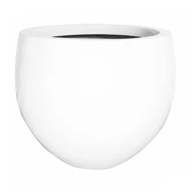 Květináč Jumbo Orb, barva lesklá bílá, více velikostí - PotteryPots méret: S - h. 73 cm, ⌀ 87 cm