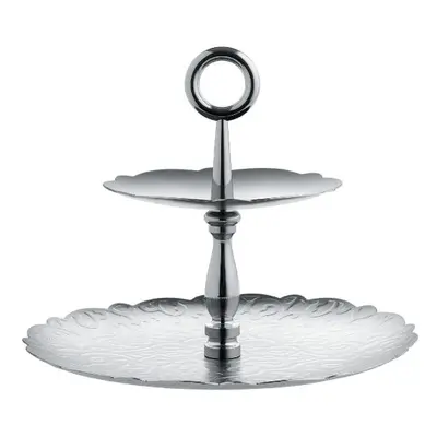 Dvoupatrový etažér Dressed X-mas, prům. 26 cm - Alessi