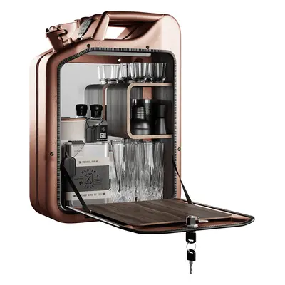 Minibar / kanistr - Bar Cabinet, Copper, 6 variant - Danish Fuel Variáns: Walnut