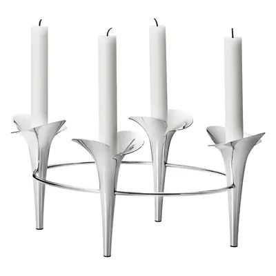 Rozsdamentes acél gyertyatartó Bloom - Georg Jensen