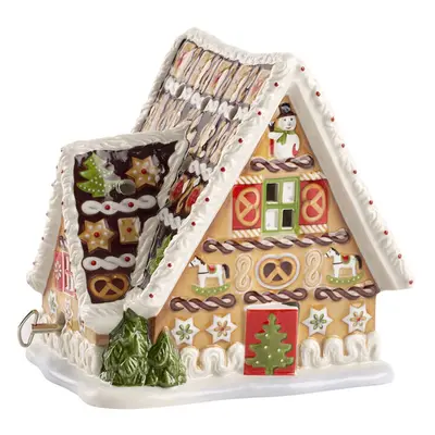 Vánoční dekorace hrající perníková chaloupka, kolekce Christmas Toys Memory - Villeroy & Boch