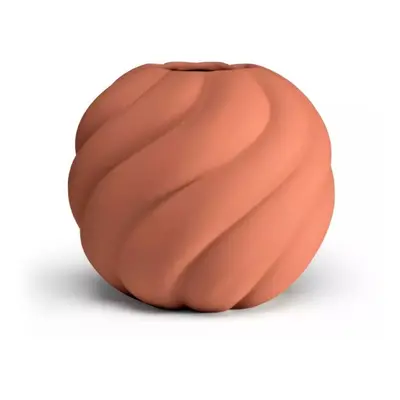 Twist Ball váza, 20cm, tégla - COOEE