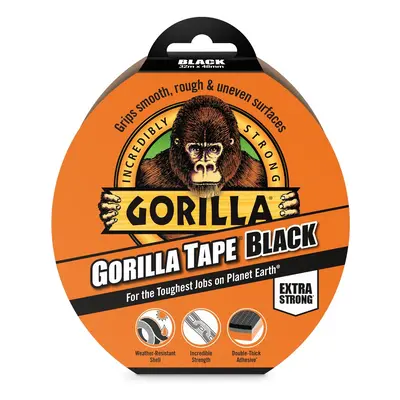 Gorilla Tape Black 32m x 48mm Fekete Extra Erős Ragasztószalag