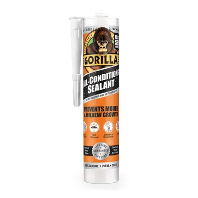 Gorilla SEALANT CLEAR Átlátszó Szilikon Tömítő 30perc 295ml