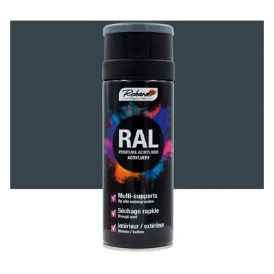 RICHARD Oldószeres AKRIL FESTÉK SPRAY RAL7015 Palaszürke