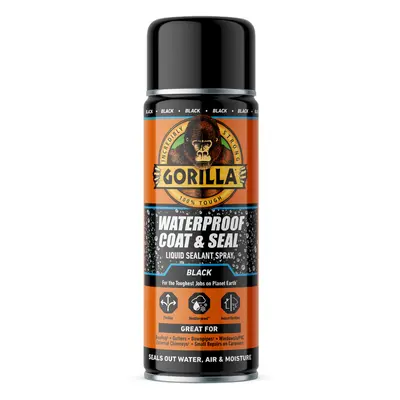 Gorilla Coat & Seal Vízálló Bevonat és Tömítő SPRAY Fekete 450ml