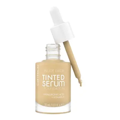 CATRICE csepp színezett szérum alapozó Nude Drop Tinted Serum Foundation - 020W