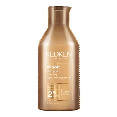 Redken NYC All Soft Shampoo tápláló sampon száraz és törékeny hajra