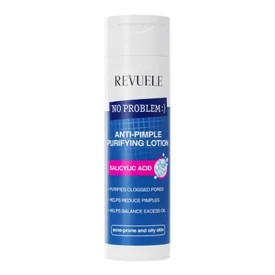 Revuele pattanásgátló tisztító lotion No Problem Anti-Pimple Purifying Lotion Salicylic Acid