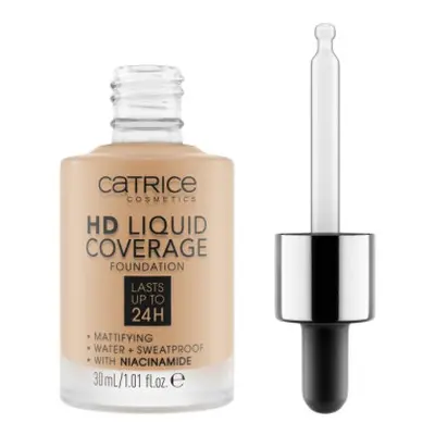 CATRICE HD Liquid Coverage Foundation Alapozó - 032 Nude Beige